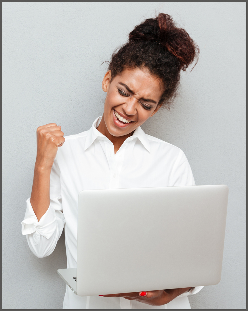 AZF Picture of happy pretty lady